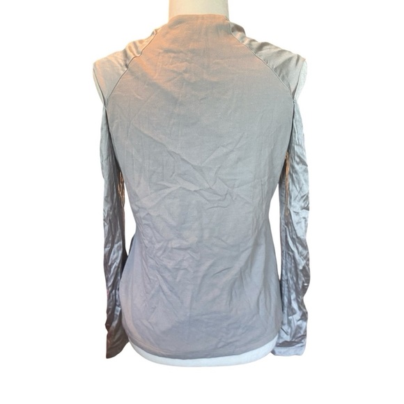 Young Fabulous Broke Cold Shoulder Womens Zip Up Jacket - Picture 3 of 8